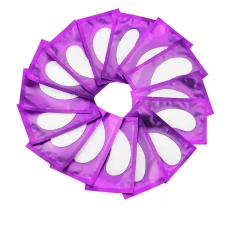 Патчі гідрогелеві для нарощування вій, 1 шт (Фіолетові)