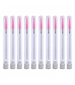 Щеточки одноразовые с блестками в колбе, 12 шт (S Нежно-розовый)