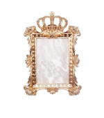 Палитра под краски "Корона" (10,4х6,8см) + подставка под кисти (Золото)