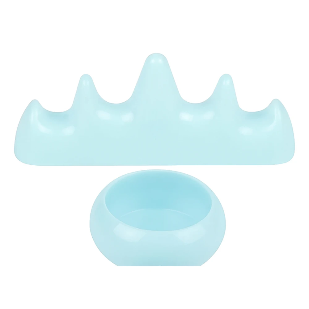 Подставка для кистей на 4 ячейки+емкость для жидкостей (смешивание) (Бирюзовый А)