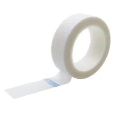 Стрічка клейка (скотч) під очі для нарощування та корекції вій (1,2 см) (Паперова, біла S)