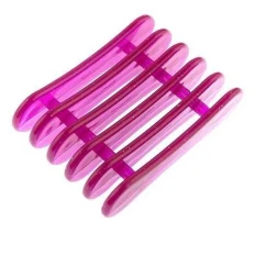 Підставка-тримач для пензликів пластикова, кольорова 5 осередків (Малинова)