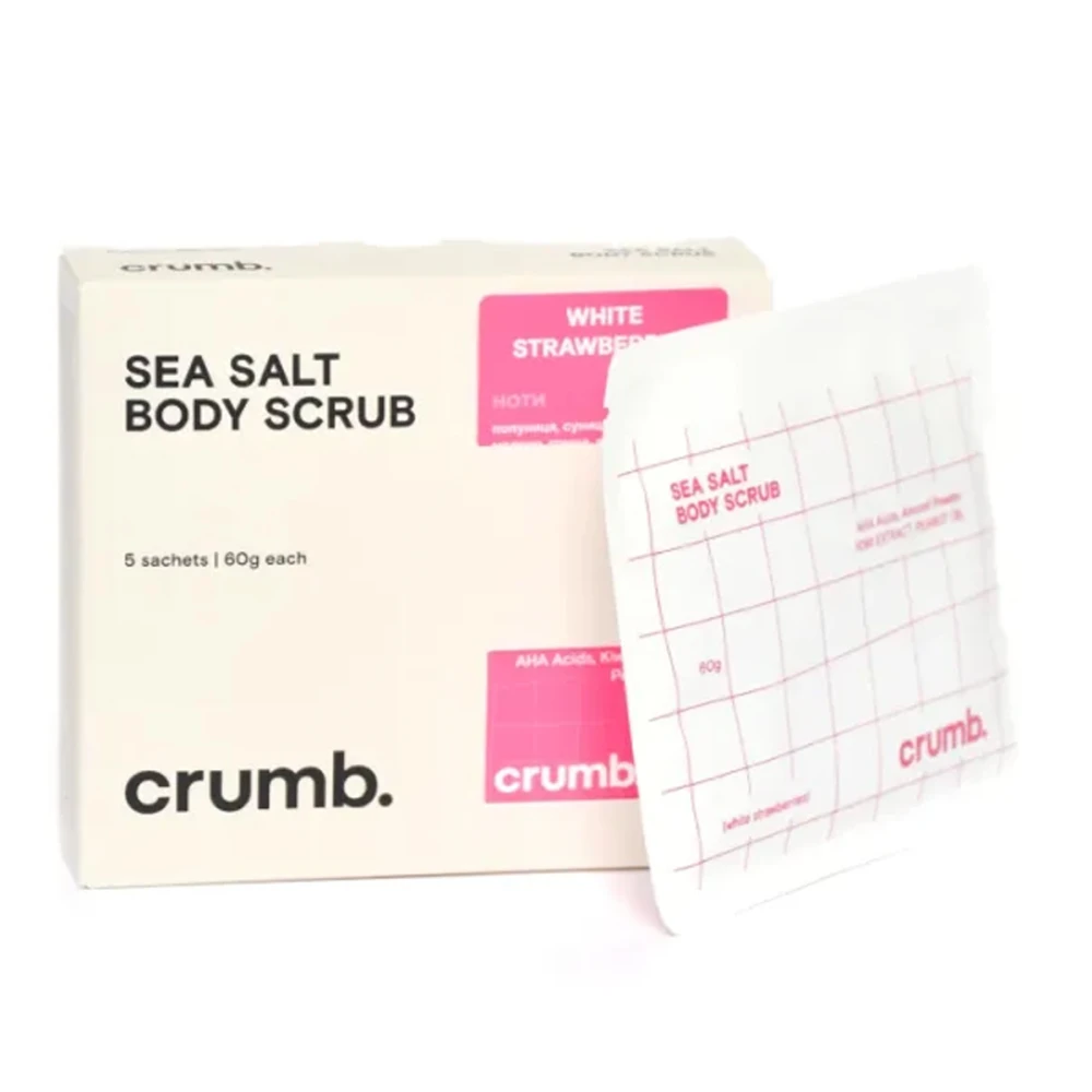 Набор скраб-соль Crumb (саше) (White Strawberries)