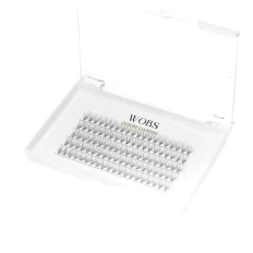 Ресницы накладные пучковые WoBs Crease cross 5 лент, 100 шт (10d07mm8)