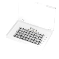 Ресницы накладные пучковые WoBs Fairy Lashes 20D 5 лент, 200 шт (FA007mix)