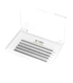 Ресницы накладные пучковые WoBs FISH TAIL 5 лент, 200 шт (10D FI007mix)