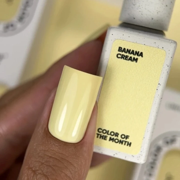Гель лак NailSofTheDay Color of the month July 2025 Banana Cream, 10 мл