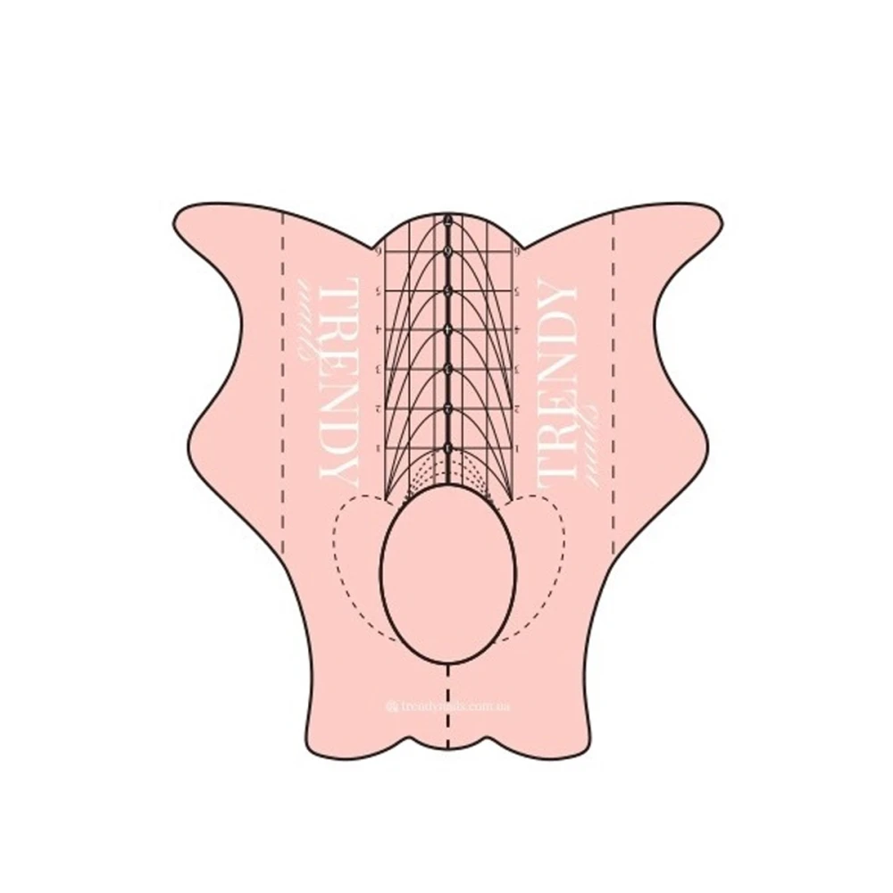 Формы-шаблоны для наращивания ногтей 20 ед.