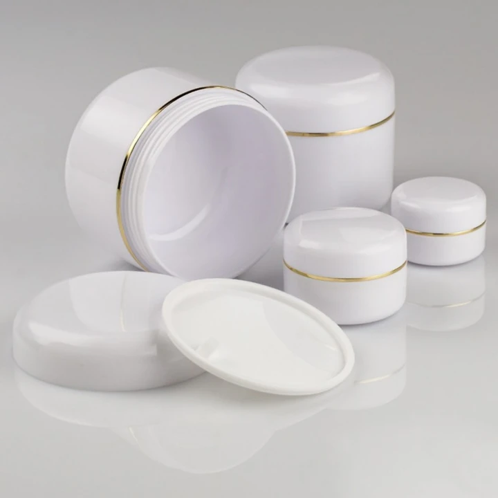 Баночка біла подвійні стінки 100 мл