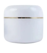 Баночка біла подвійні стінки 100 мл