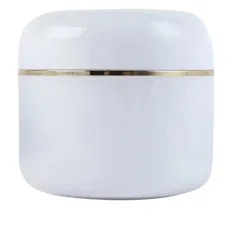 Баночка біла подвійні стінки 100 мл