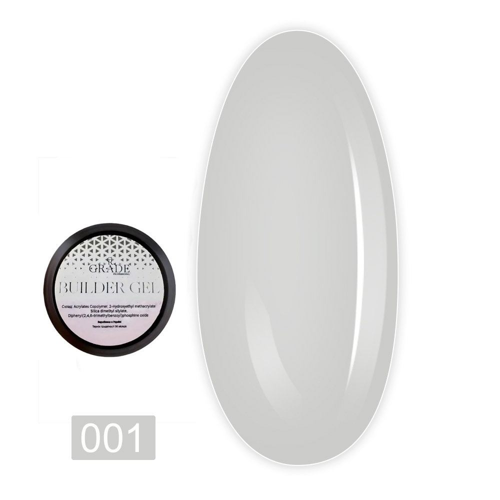 Гель Builder gel, 30ml  (01)