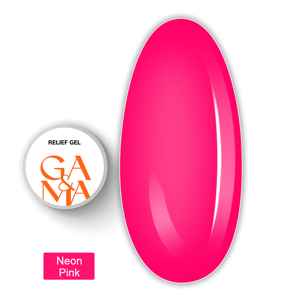 Гель Рельеф Relief Gel, 5 г (Неоново-розовый)