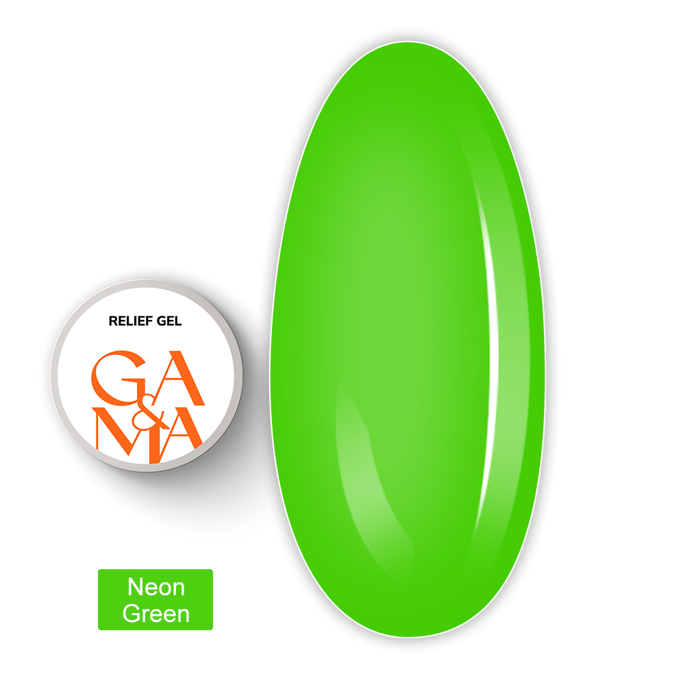 Гель Рельеф Relief Gel, 5 г (Неоново-зеленый)