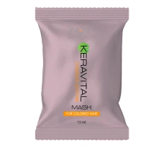 Маска для фарбованого волосся jNOWA KERAVITAL 15 ml
