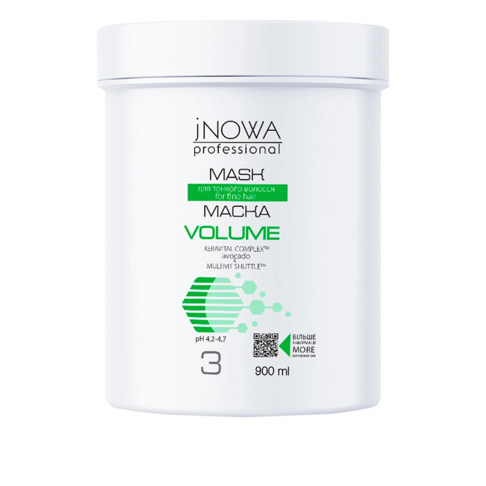 Маска-крем jNOWA Volume, 900 мл