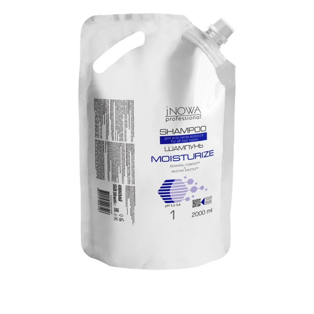 Шампунь jNOWA MOISTURIZE Sulfate Free, 2000 мл (пакет)