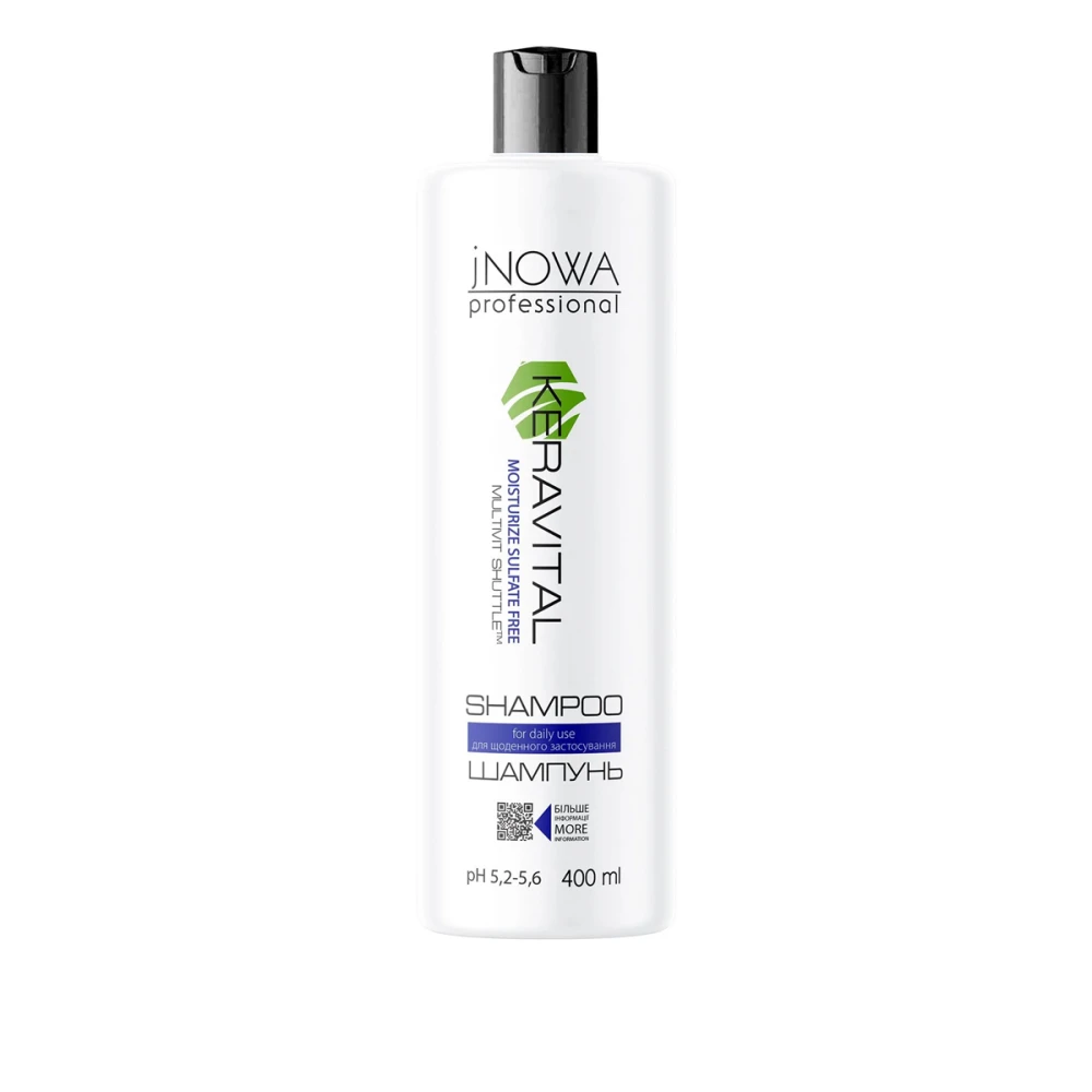 Шампунь для ежедневного использования jNOWA KERAVITAL MOISTURIZE Sulfate Free, 400 ml