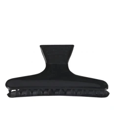 Зажим пластиковый для волос черный 12 шт.