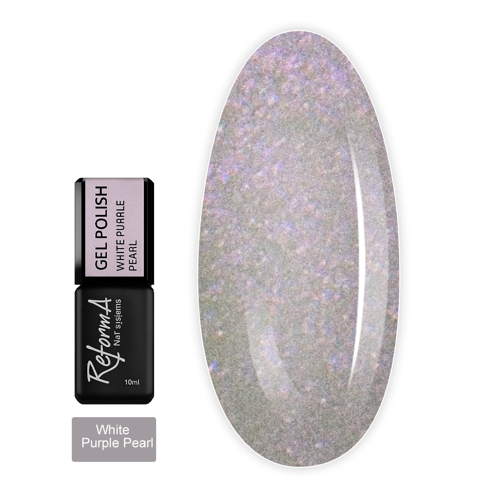 Гель-лак Reforma 10 мл (947119 White Purple Pearl)