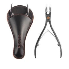 Кусачки ногтевые XXX Топор+чехол (кожа)