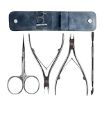 Набор инструментов OLTON (Синий) (накожницыS+кусачкиXS+ножницы100мм+топорик/лопатка)