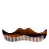 Расческа для ус и бороды Morgan's Moustache Shaped Comb (Amber)