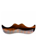 Расческа для ус и бороды Morgan's Moustache Shaped Comb (Amber)