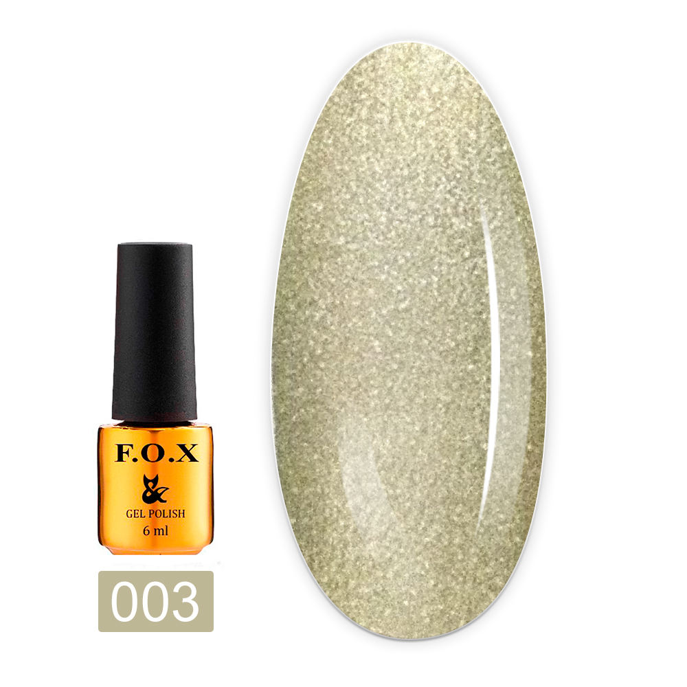 Гель лак FOX Platinum 6 мл (003)