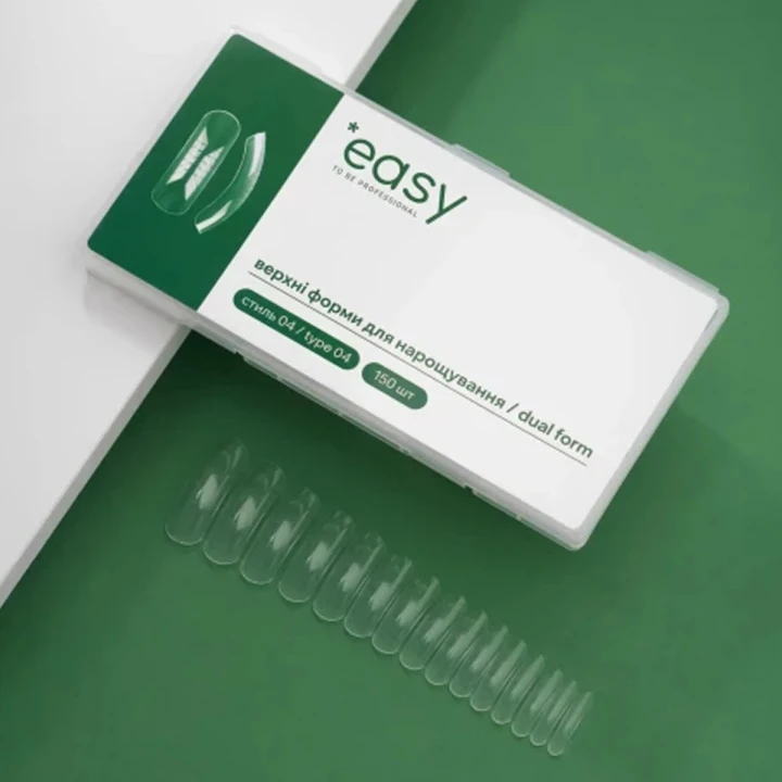 Форма верхняя для наращивания ногтей Easy (Стиль 4 "Easy to be professional" 130 шт.)