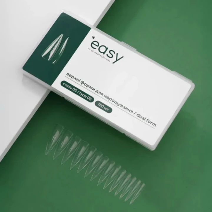 Форма верхняя для наращивания ногтей Easy (Стиль 5 "Easy to be professional" 130 шт.)