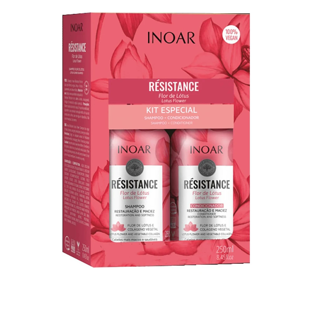 Набор INOAR "Лотос" для тонких волос 2*250 мл (Original)