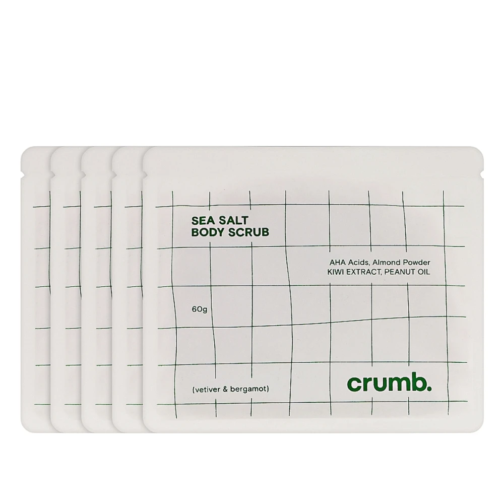Скраб-соль Crumb (саше), 60 г (Vetiver & Bergamot)
