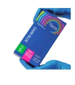 Перчатки Нитриловые Темно-синие SanGig (S)