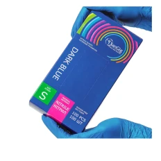 Перчатки Нитриловые Темно-синие SanGig (S)