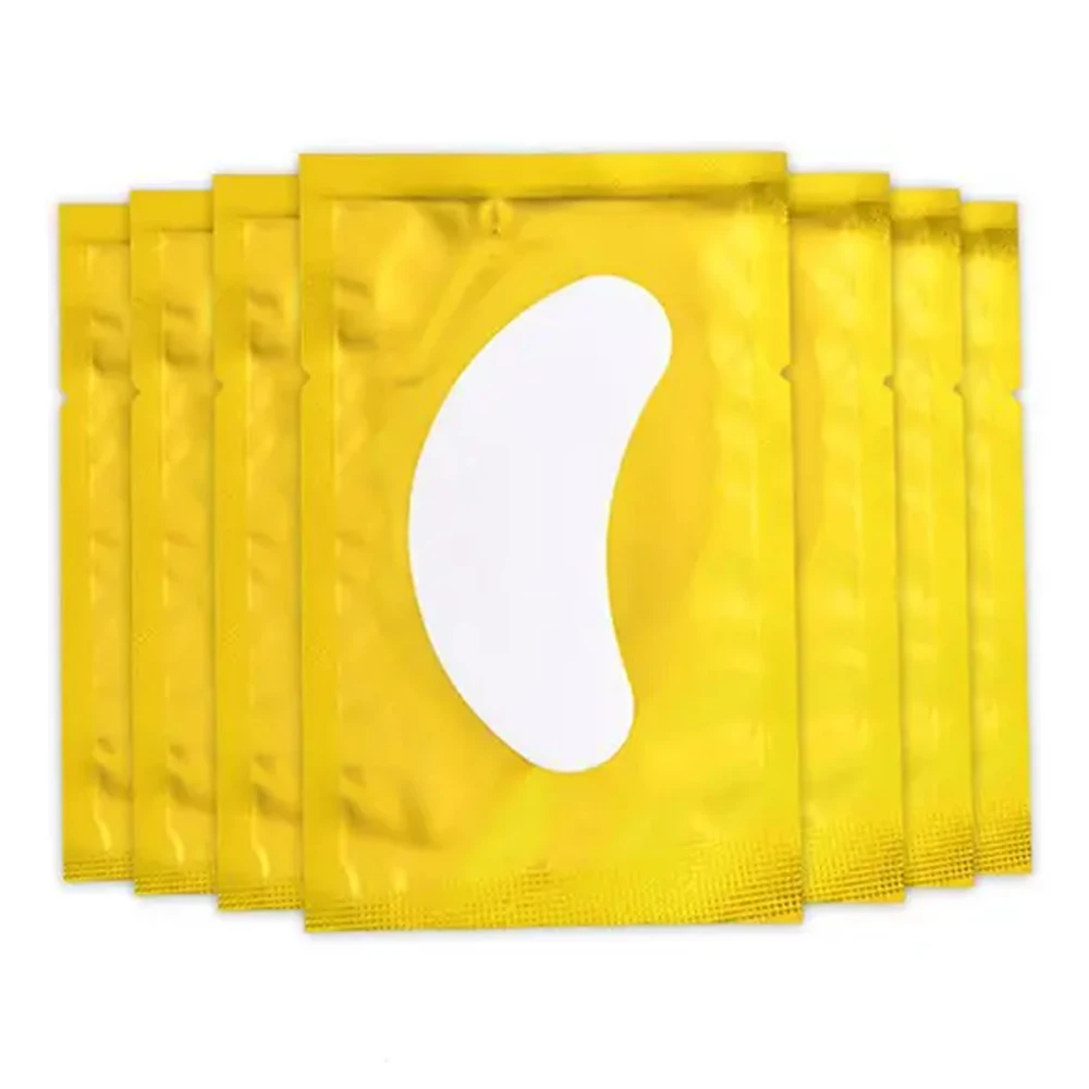 Патчи гидрогелевые для наращивания ресниц, 50 шт (Золото)