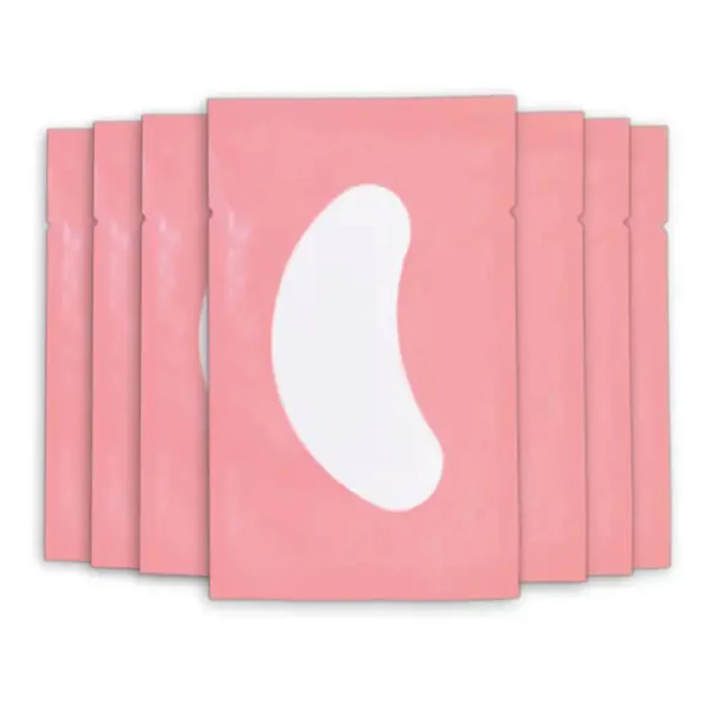 Патчи гидрогелевые для наращивания ресниц, 50 шт. (Пудра)