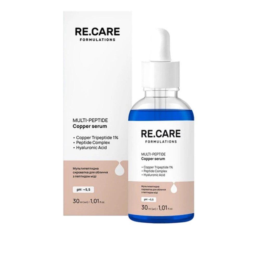 Сыворотка мультипептидная для лица с медным пептидом Multi-Peptide Copper Serum RECARE, 30 мл