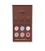 Набір кушонів для омбре Nail cushion set 6 шт (Brown)