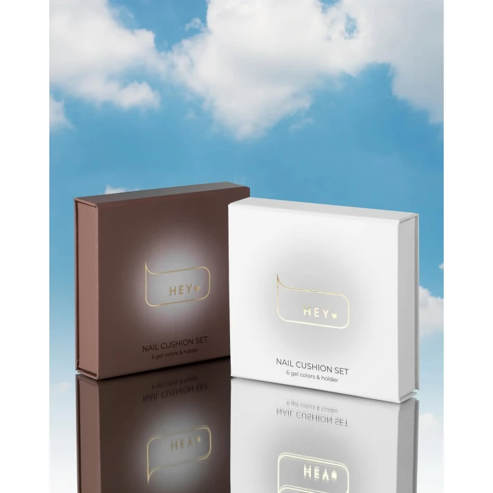 Набор кушонов для омбре Nail cushion set 6 шт (White)