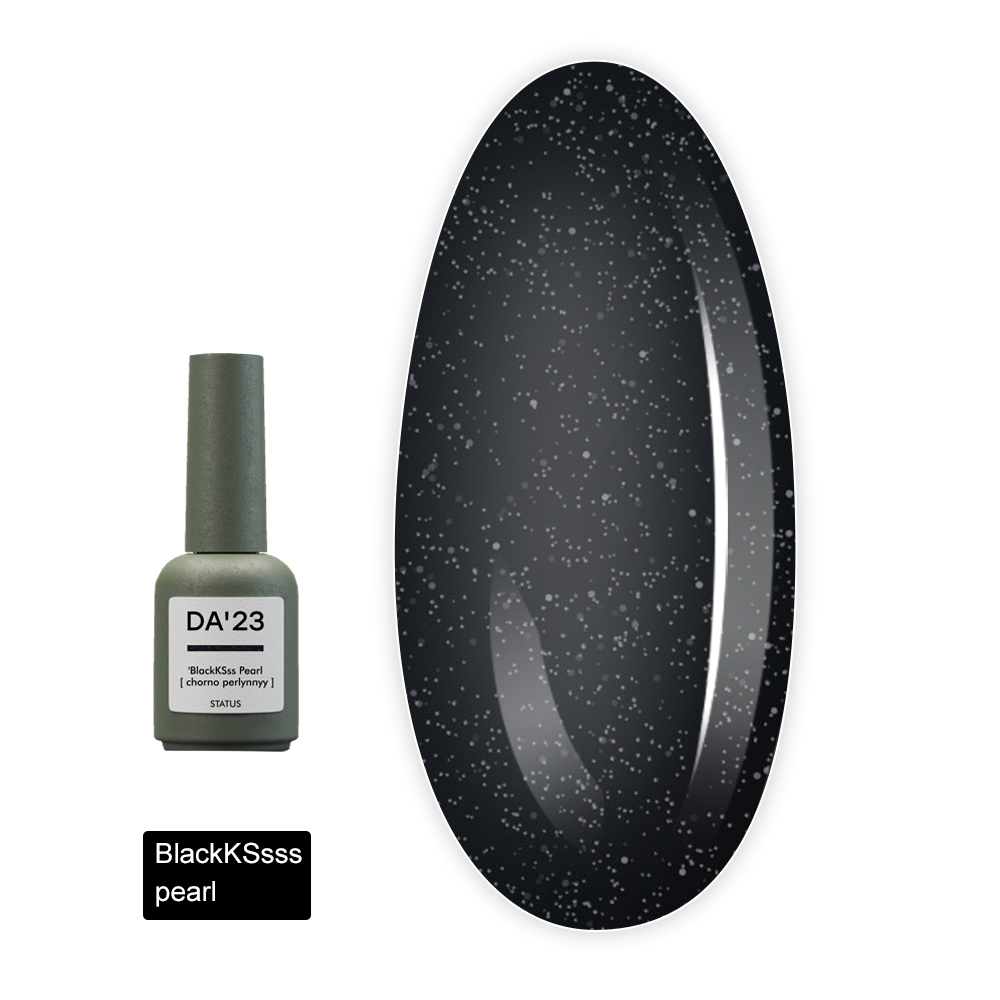 Гель-лак DA_23, 8 мл (BlackKSsss pearl)