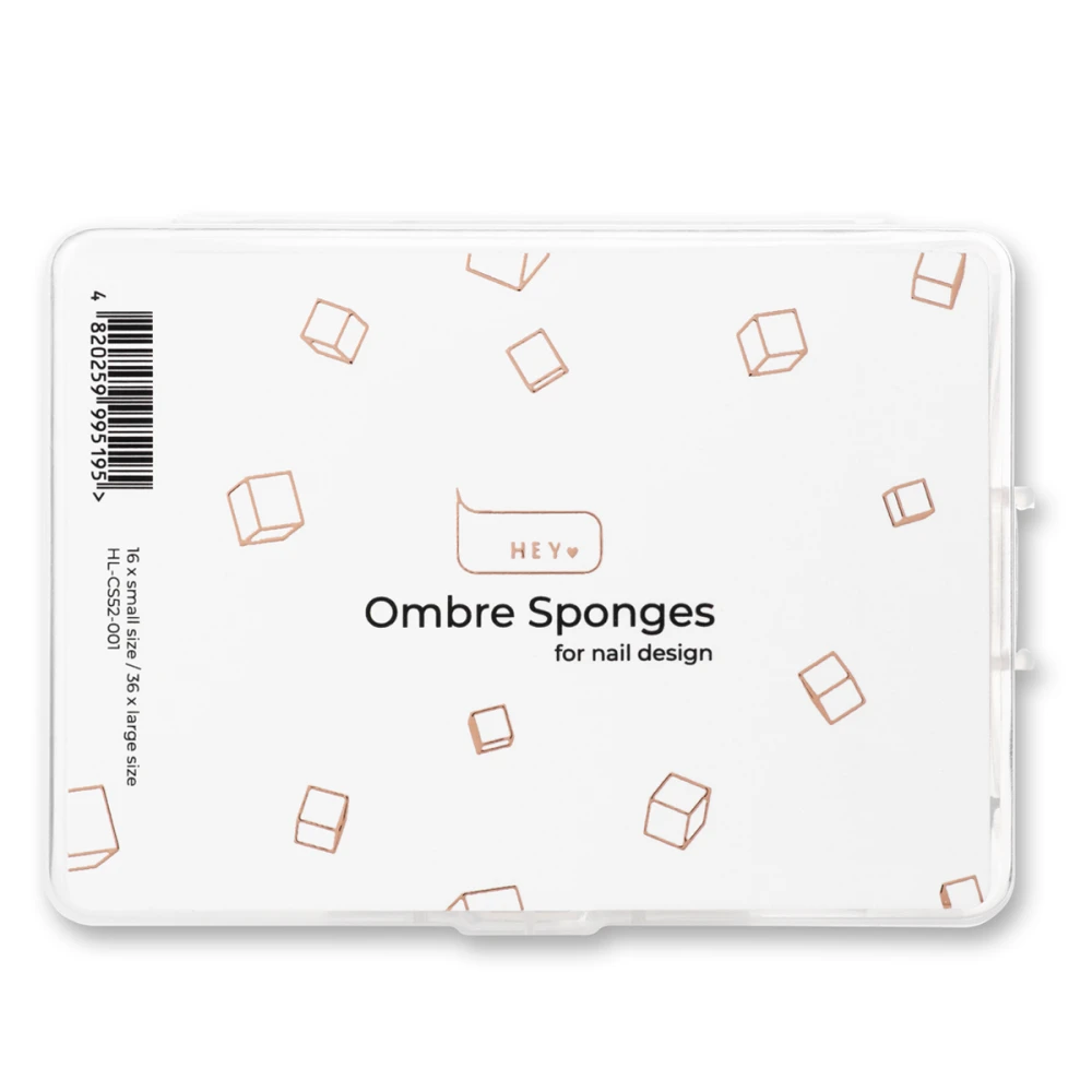 Спонж для омбре Heylove (Ombre Sponges набор 52 шт.)