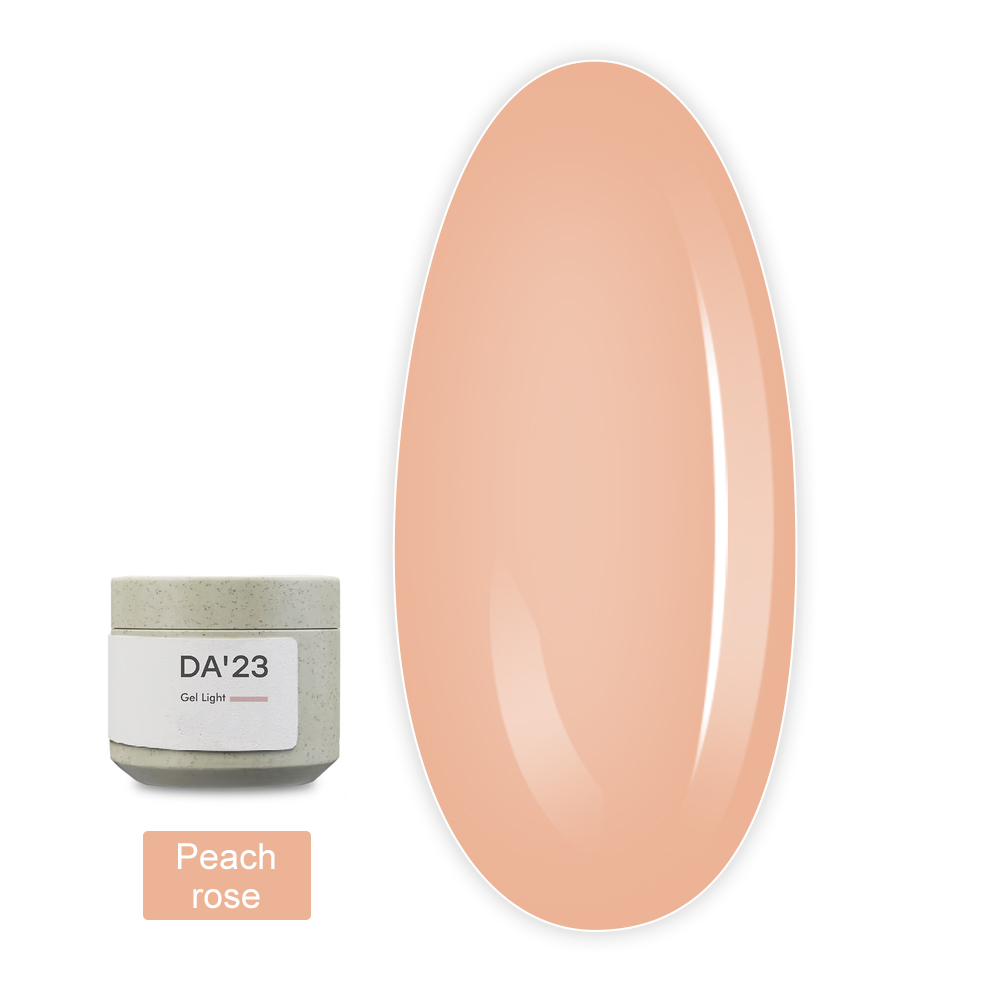 Гель Light DA_23 15 мл (Peach rose)