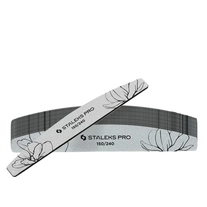 Пилка минеральная для ногтей EXPERT 40 150/240 (полумесяц) 25 ед.