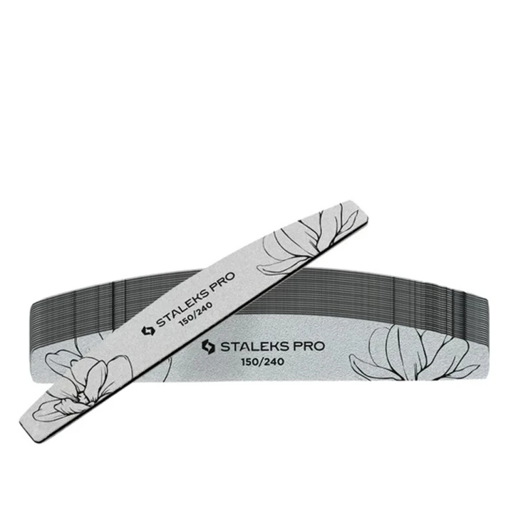 Пилка минеральная для ногтей EXPERT 40 150/240 (полумесяц) 25 ед.