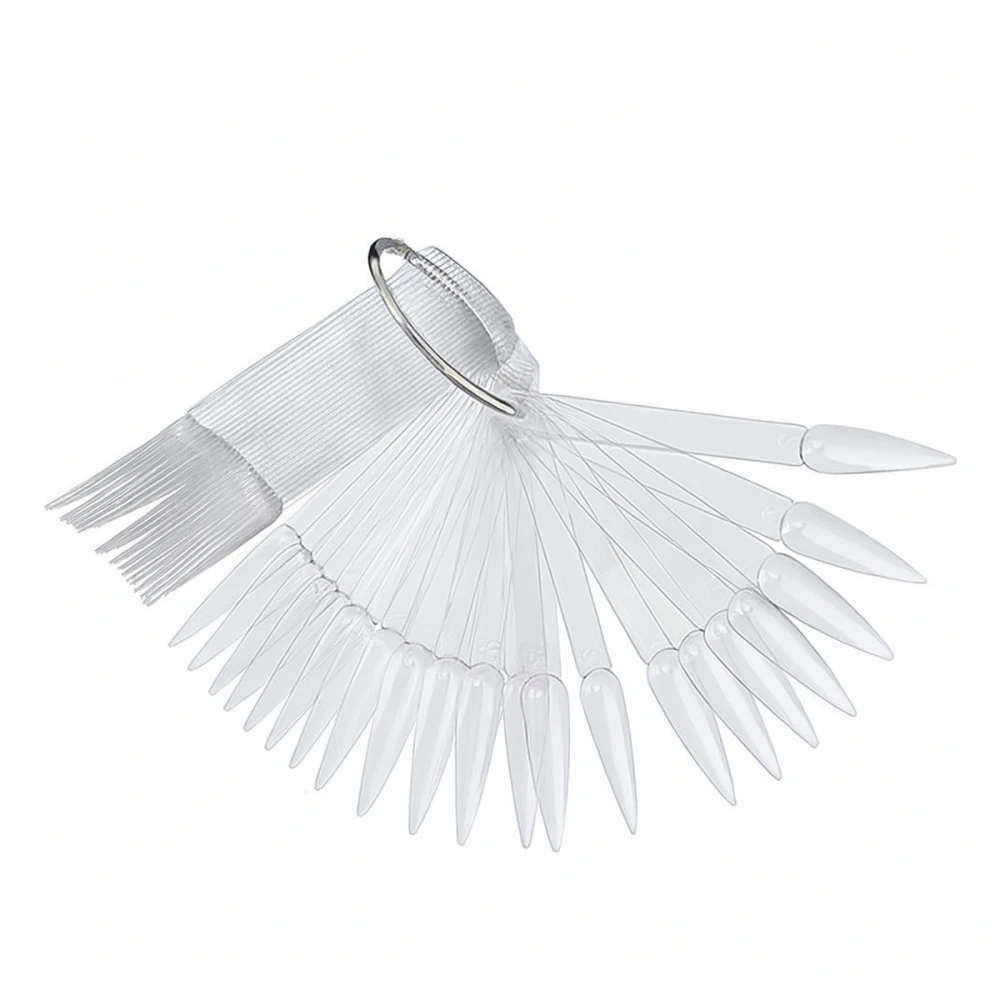 Палитра веерная с кольцом "острая" (50 ед.) (прозрачная )