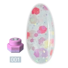 Блискітки для нігтів You Are Cute Glitter Gel, 5 мл (001)