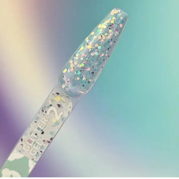 Блесточки для ногтей You Are Cute Glitter Gel, 5 мл (002)