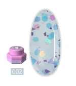 Блесточки для ногтей You Are Cute Glitter Gel, 5 мл (002)