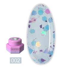 Блесточки для ногтей You Are Cute Glitter Gel, 5 мл (002)